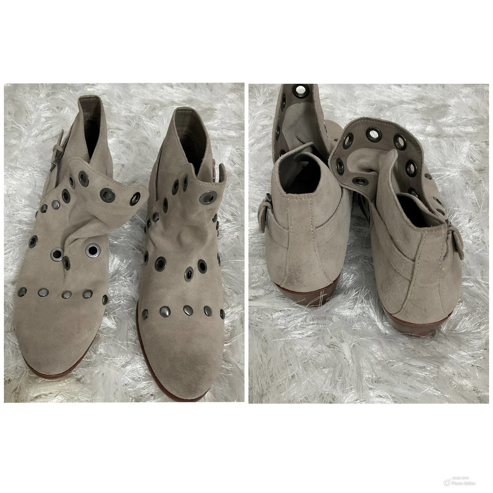 Sam Edelman Pedra Putty Suede Booties